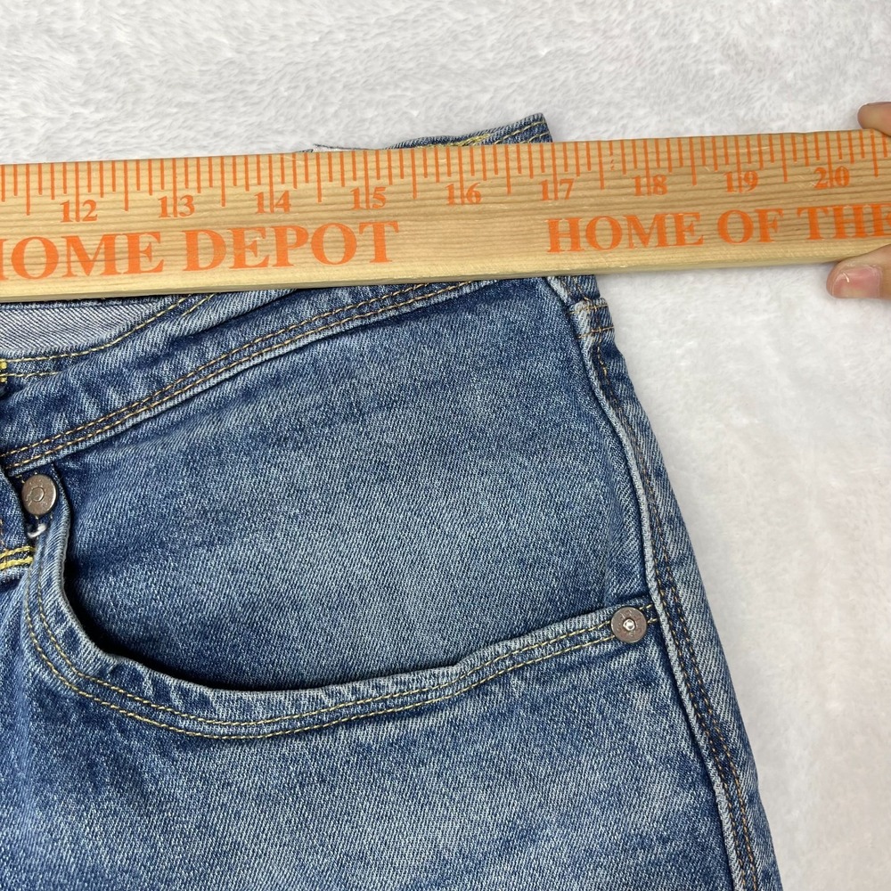 Levi's 511 Straight Jeans Men's Blue Denim Pockets Classic Zip Fly - 34X30.5 - Picture 3 of 13